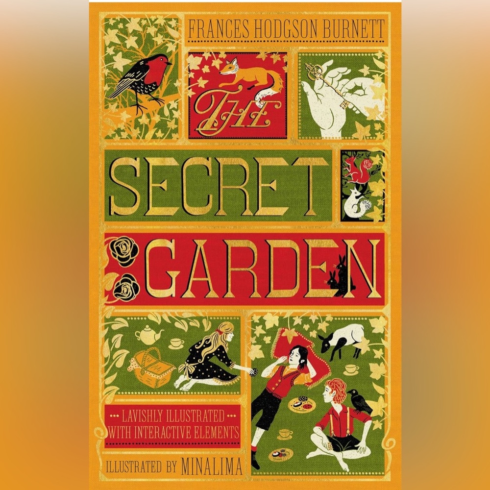📚EXQUISITE MINALIMA ILLUSTRATED - THE SECRET GARDEN NOVEL📚 NEW•STILL WRAPPED!